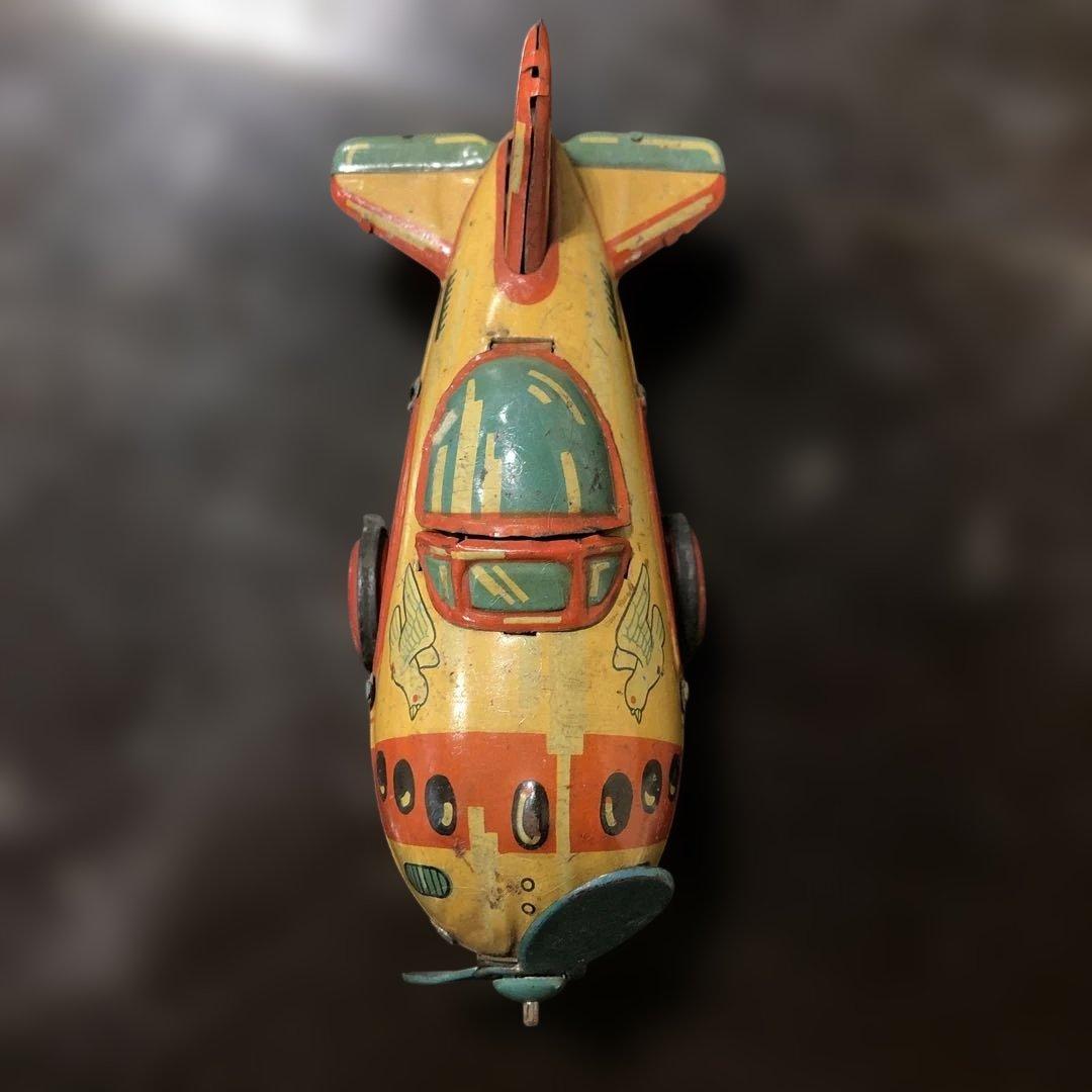 ヴィンテージ 飛行機　ブリキ おもちゃ　軍隊
