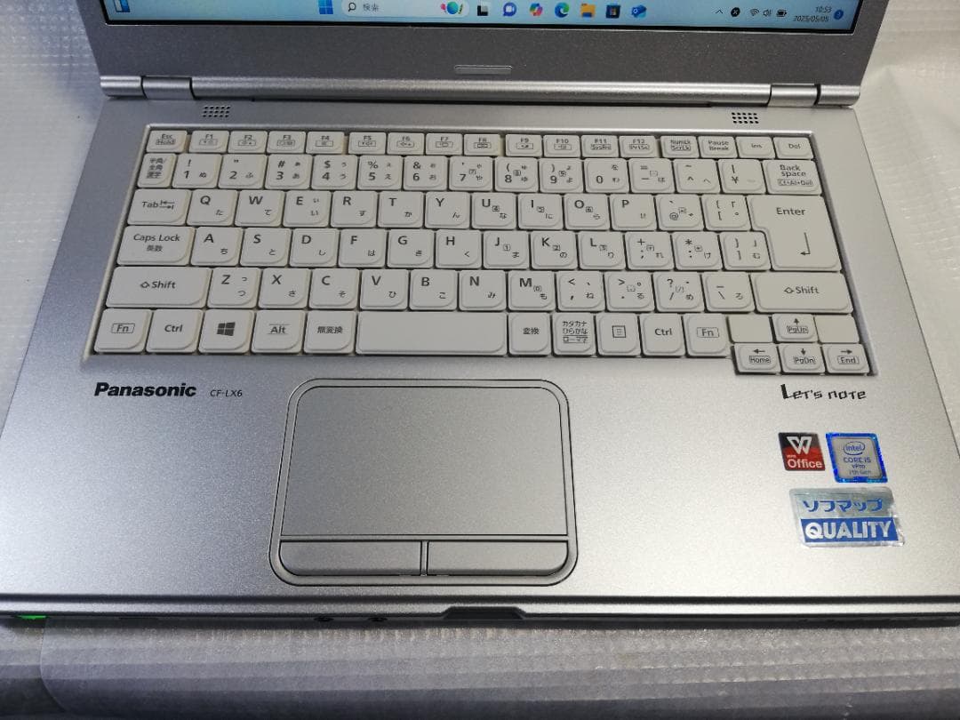 パナソニック Let’sNote CF-LX6高解像度 Win11/office
