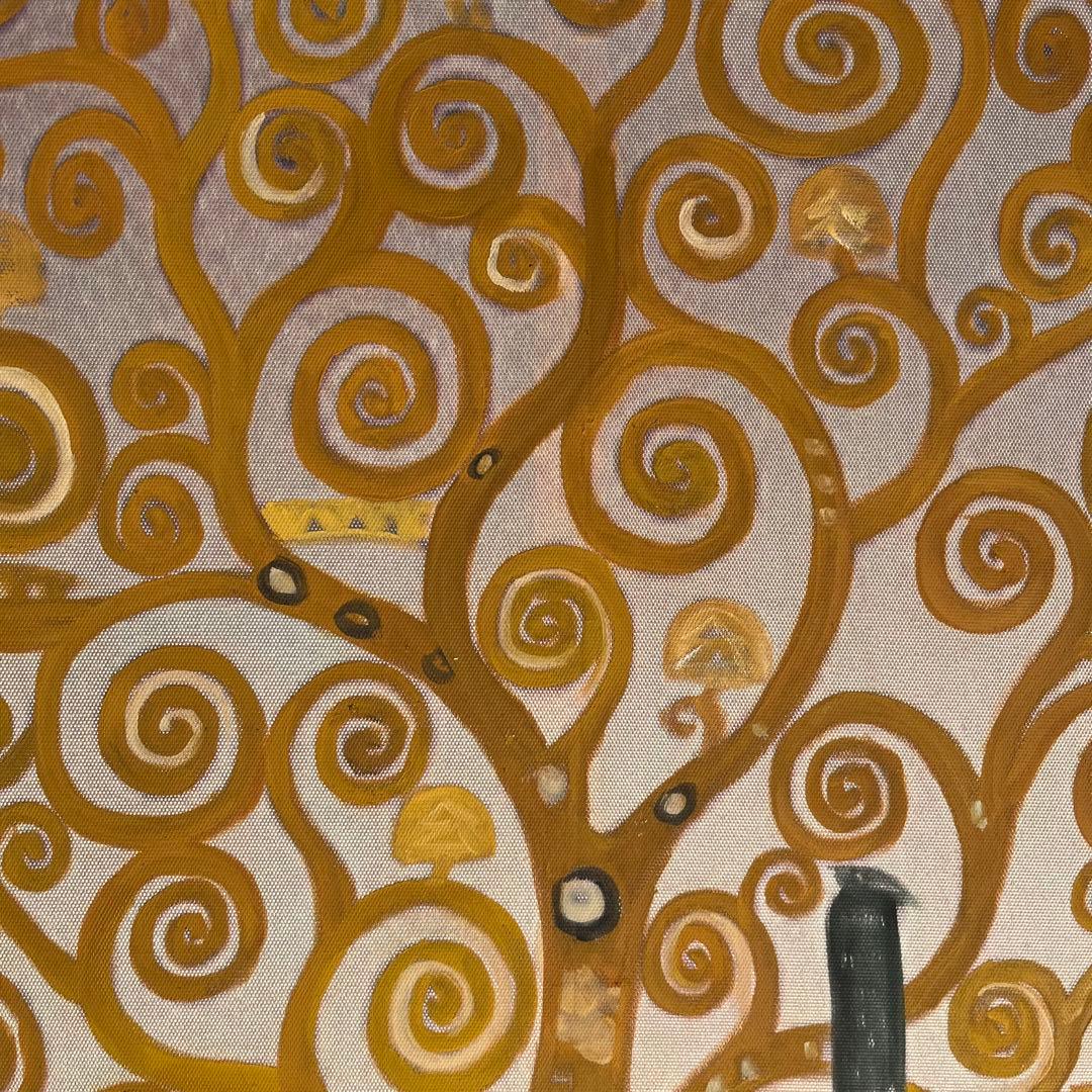 ★B級品★手書き油絵 クリムト 生命の木 特大 インテリア 絵画