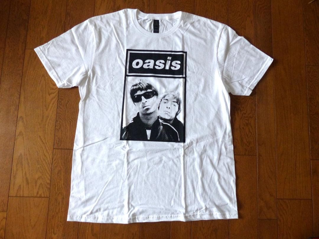 送料込 7,790円 新品★オアシス 公式 ノエル＆リアム フォト Tシャツ L