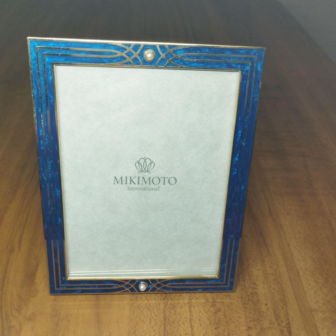 希少☆MIKIMOTOフォトフレーム クリスタルラッカー パール