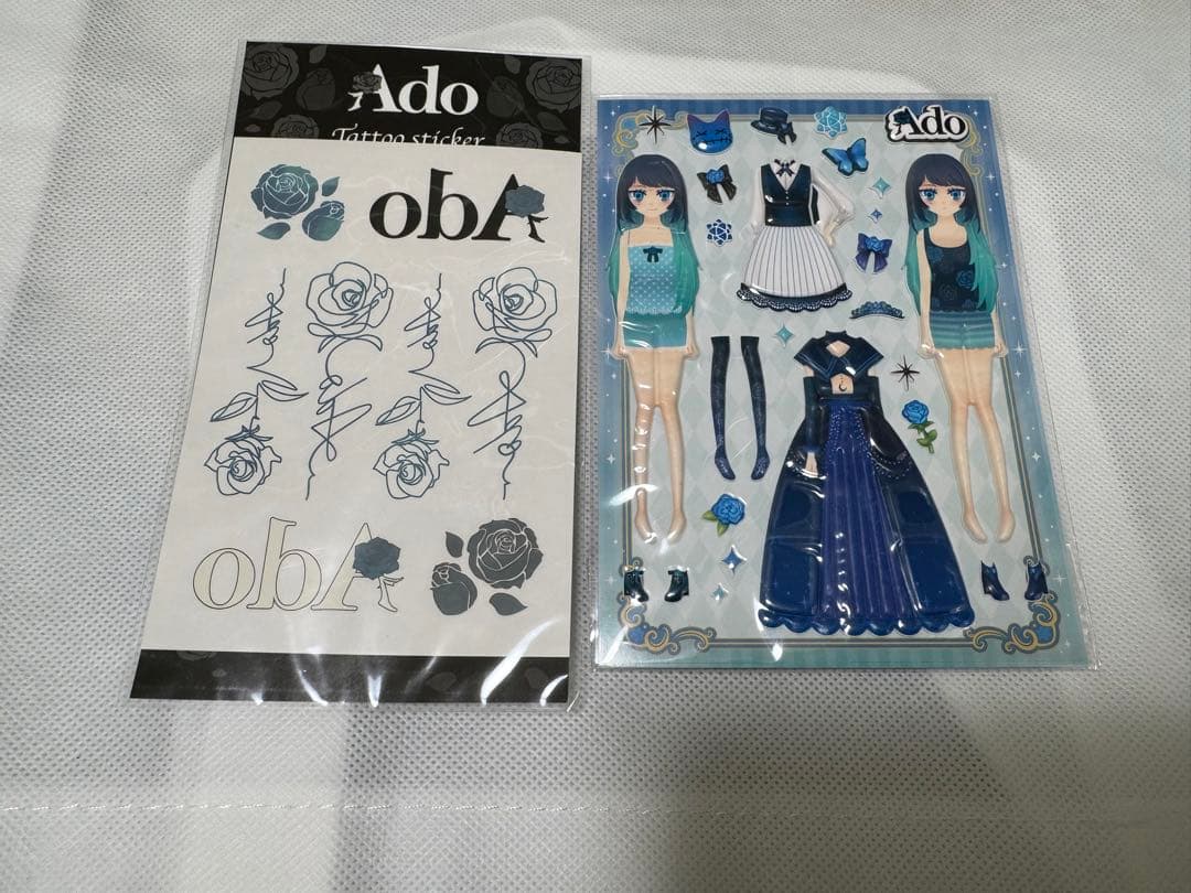 【貴重】　Ado カムパネルラ　タトゥーシール　着せ替えシールセット