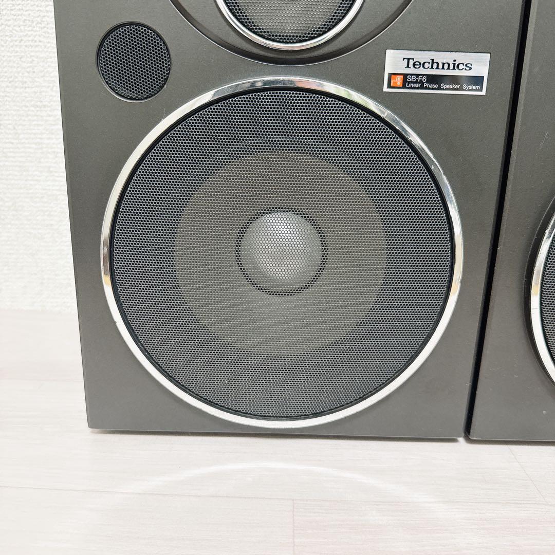 1814【美品】Technics SB-F6 スピーカー 希少 人気色 ブラック