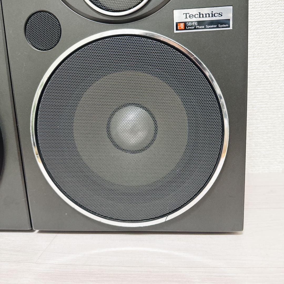1814【美品】Technics SB-F6 スピーカー 希少 人気色 ブラック