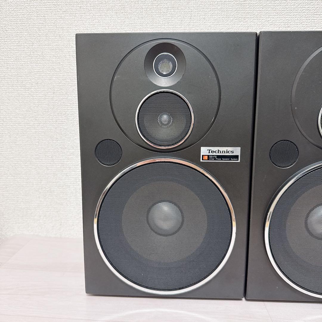 1814【美品】Technics SB-F6 スピーカー 希少 人気色 ブラック