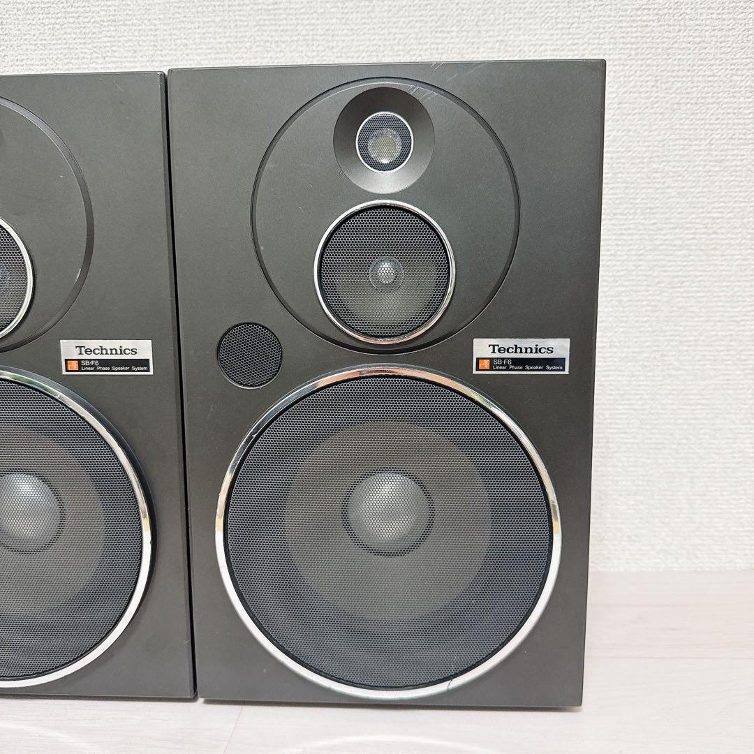 1814【美品】Technics SB-F6 スピーカー 希少 人気色 ブラック