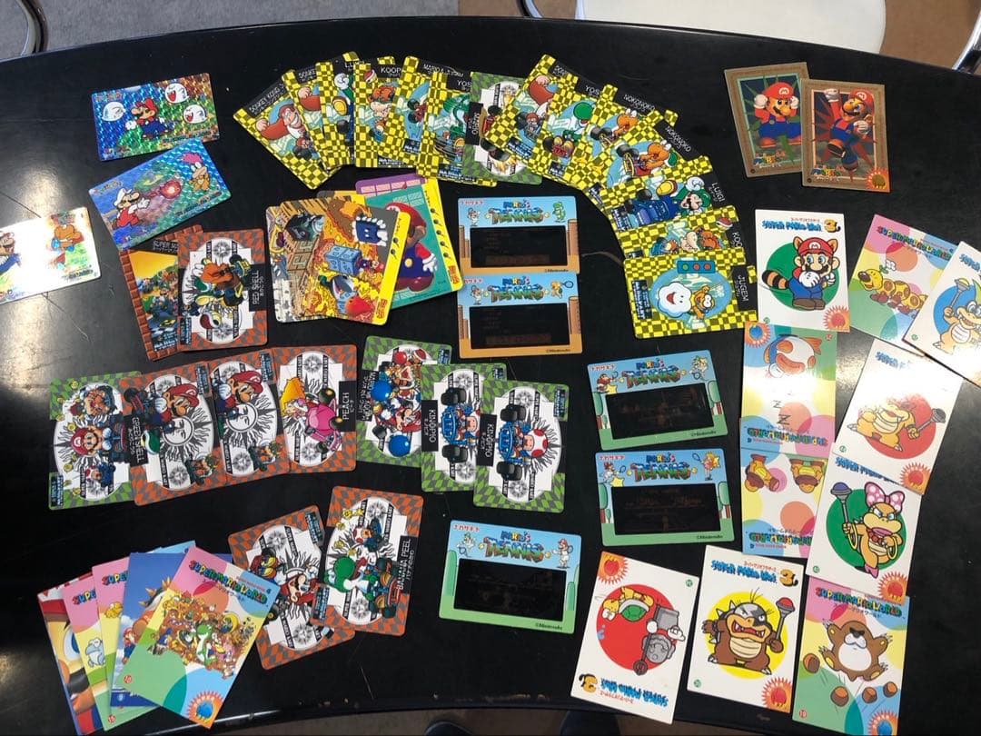 スーパーマリオカード　カードダス、フィルムカードなど 大量　当時物　希少