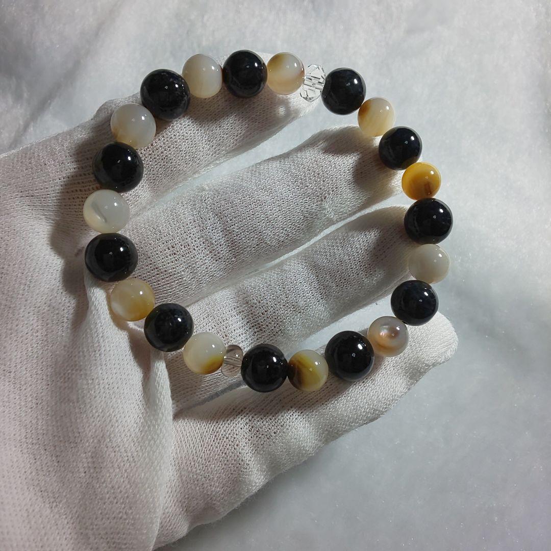 新作 希少 白蝶貝 黒翡翠
