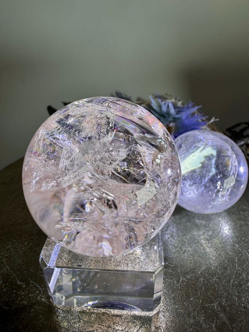 ⭐︎様　ご確認お写真　クラックあり　ピンククォーツ