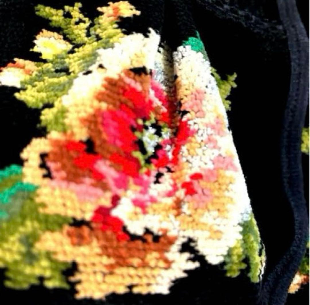 ーFEILERー 【極美品】 フェイラー ブラック　薔薇柄エプロン