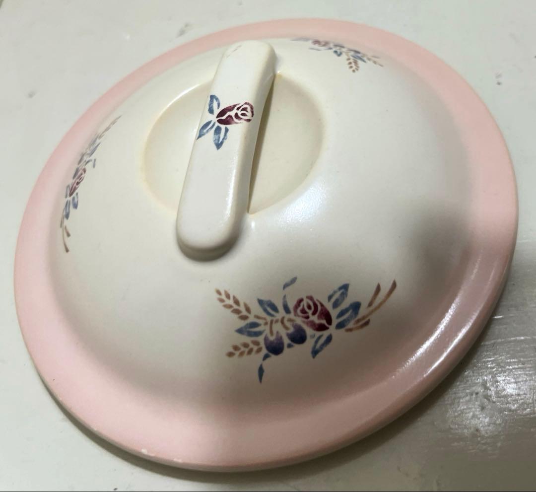 マニー　ローズアンポショワール耐熱陶器キャセロールL