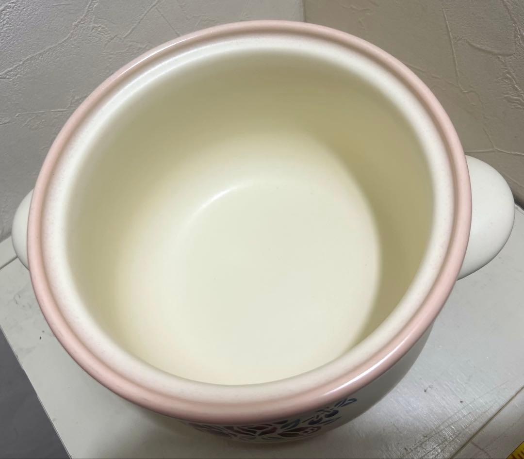 マニー　ローズアンポショワール耐熱陶器キャセロールL