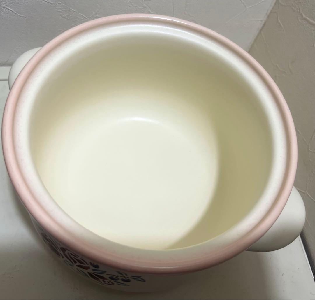 マニー　ローズアンポショワール耐熱陶器キャセロールL