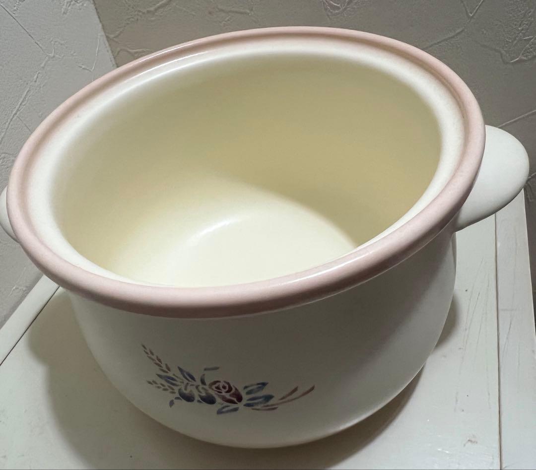 マニー　ローズアンポショワール耐熱陶器キャセロールL