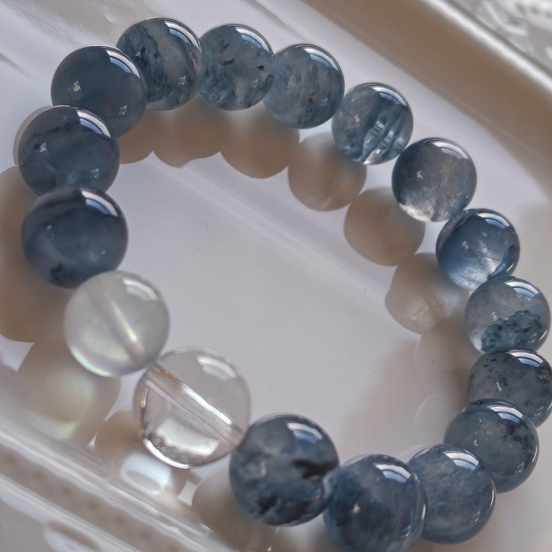 お取り置き専用です♡カイラス産水晶　グリーンアクアマリン　ブルー千層サゲニティッ