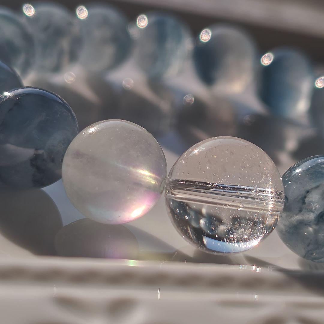 お取り置き専用です♡カイラス産水晶　グリーンアクアマリン　ブルー千層サゲニティッ