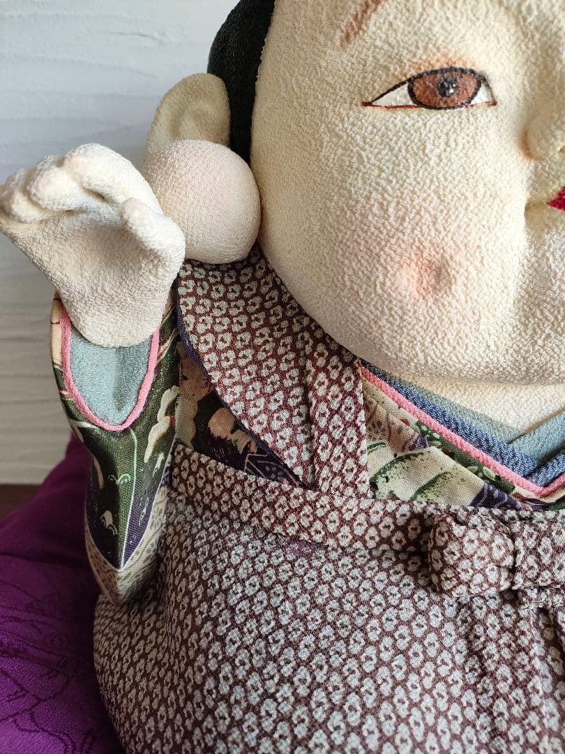 専用ページ　創作人形　福助人形　縁起物 　置物　古布　縮緬　一点物