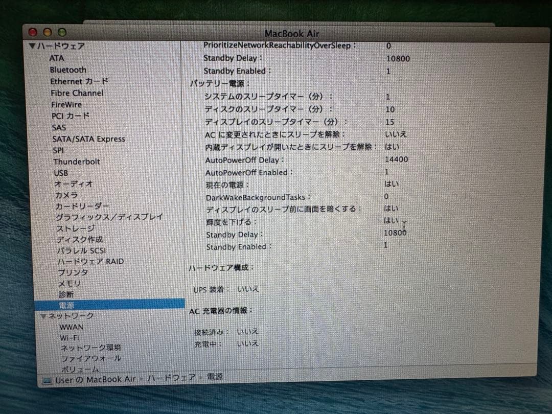 MacBook Air 11インチ 2014 i5/4GB/128GB