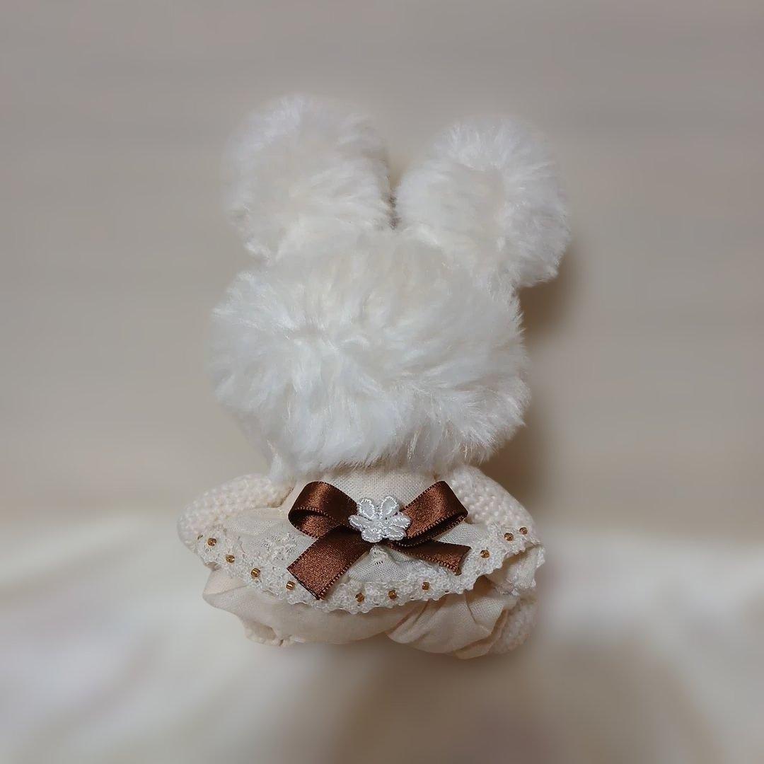 作家様　ウサギぬいぐるみ　レースドレス付き