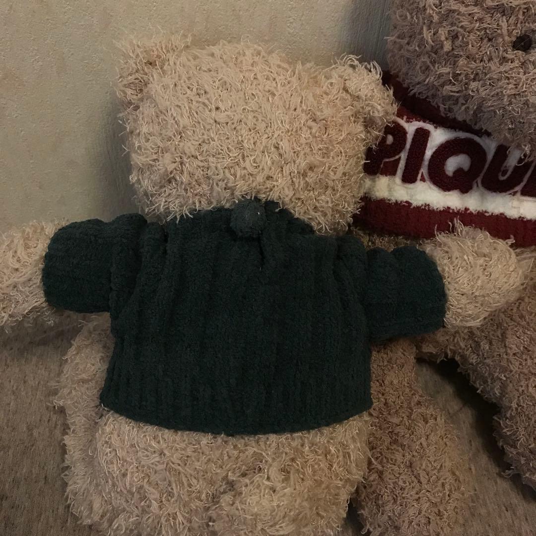 ジェラートピケ　くま　ぬいぐるみ　セット