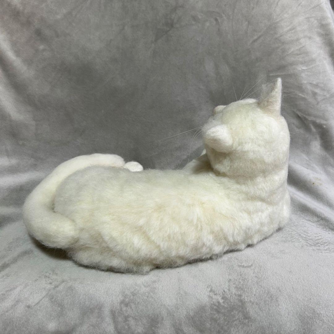 羊毛フェルト 猫 ハンドメイド　front
