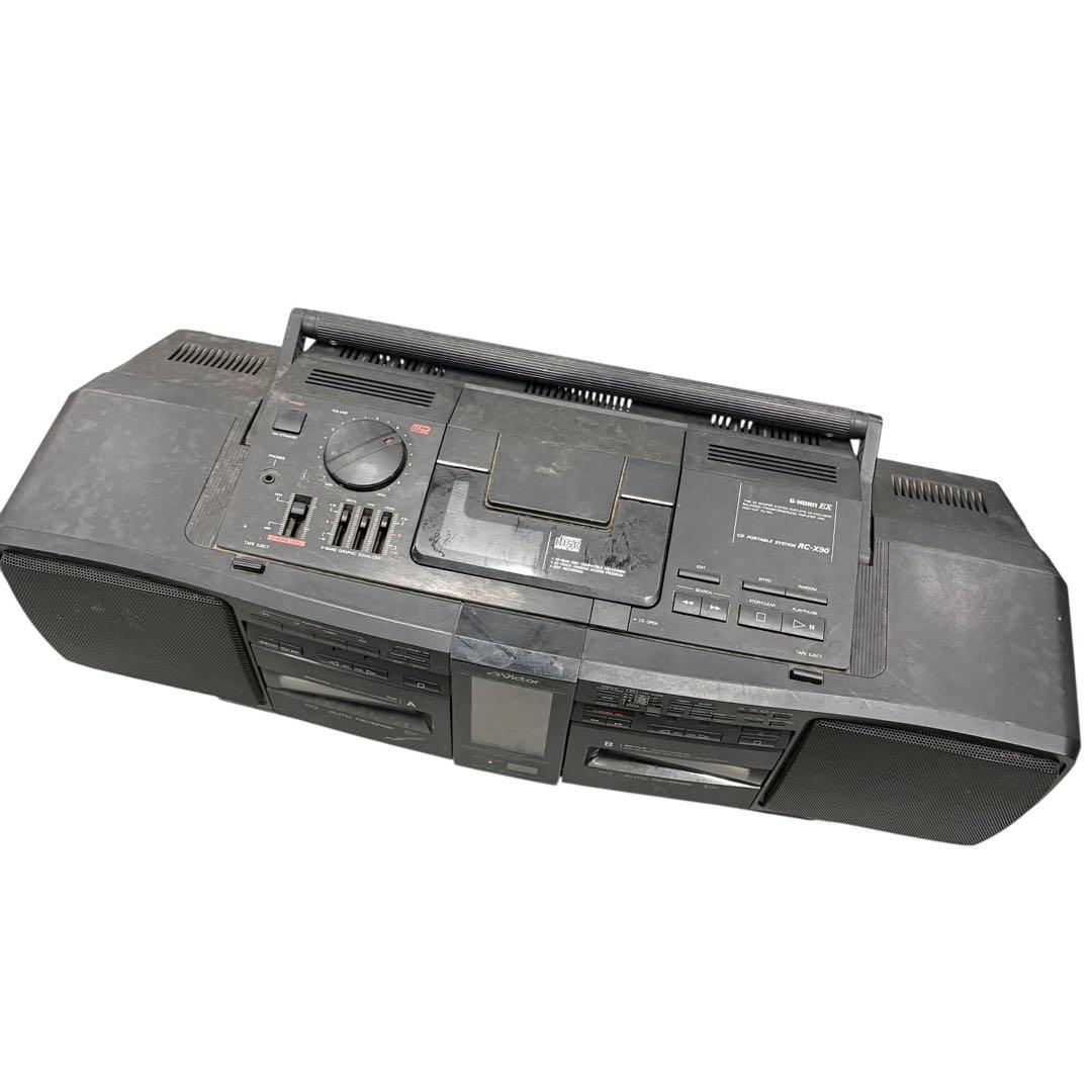 Victor RC-X90 G-HORN EX CDラジカセ ダブルカセット