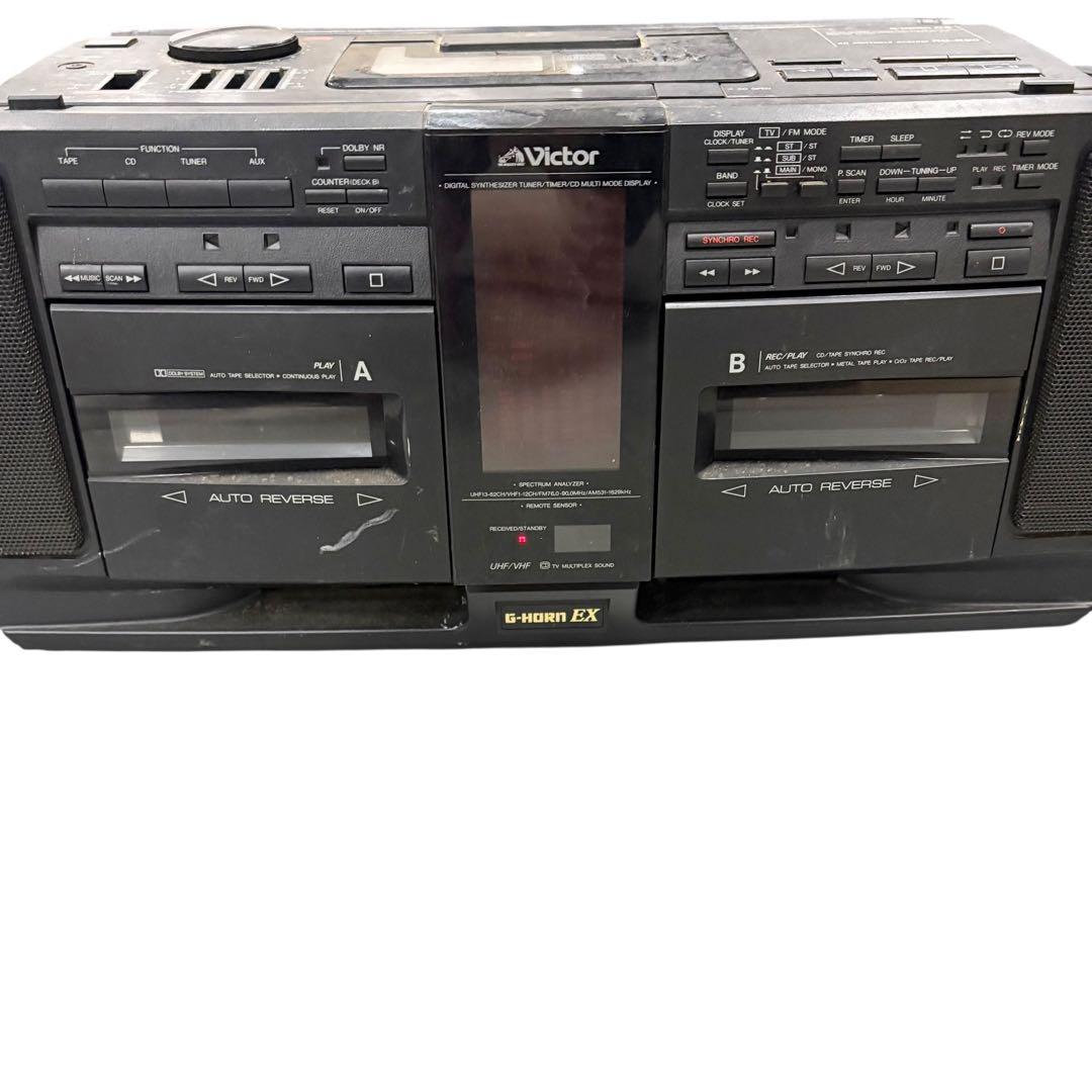 Victor RC-X90 G-HORN EX CDラジカセ ダブルカセット