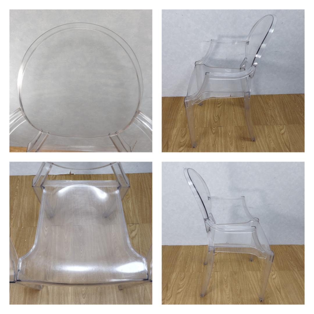 K♢125　Kartell　アームチェア　LOUIS GHOST