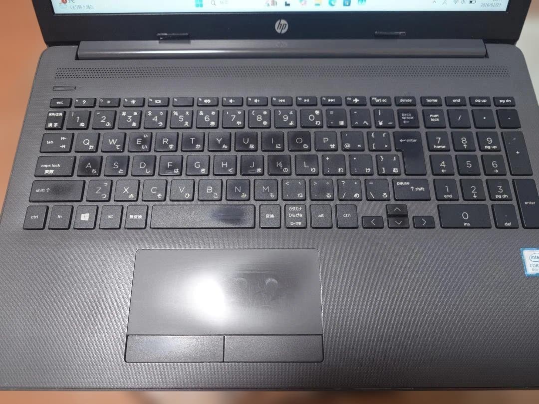 HP ノートPC8世代i5 バッテリー交換済み　ジャンク品