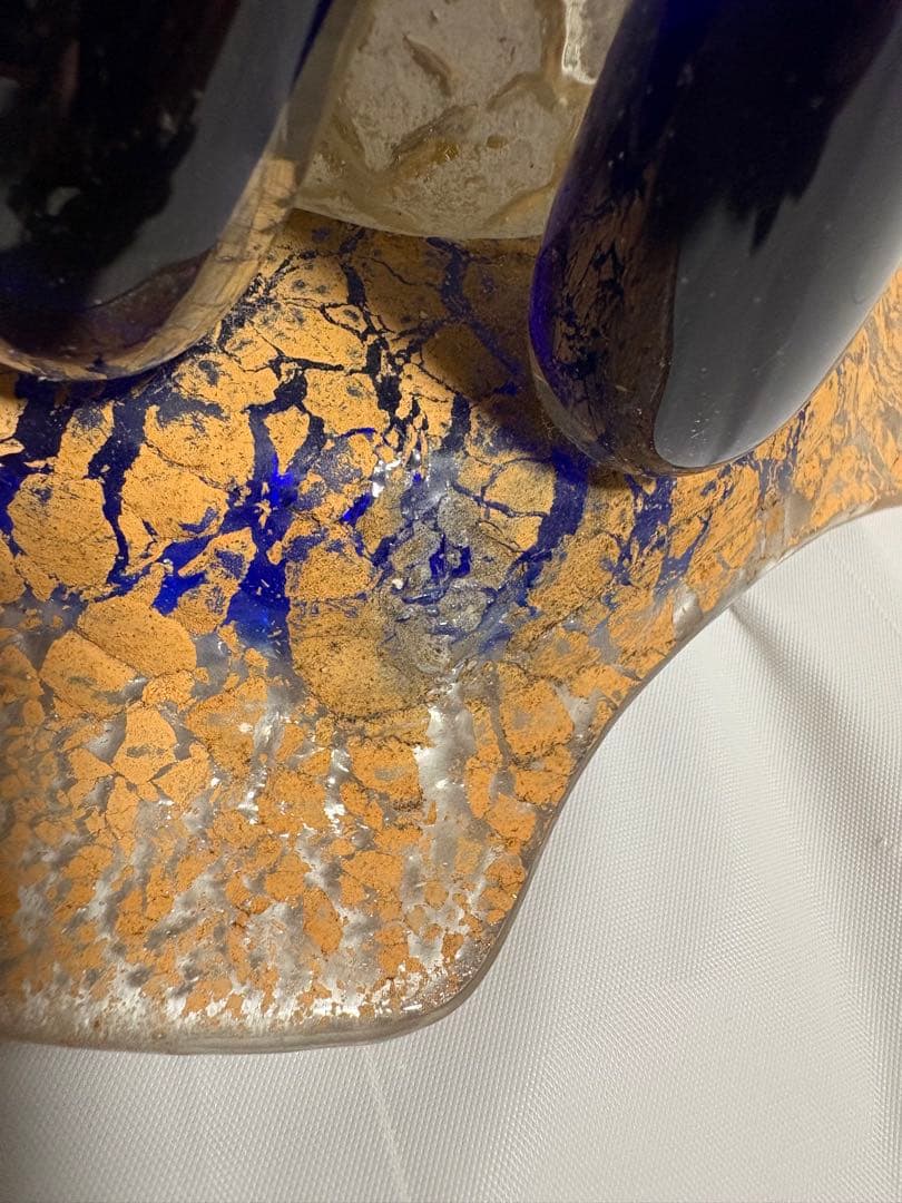 【稲嶺盛吉】非売品　野球をモチーフにした琉球ガラス