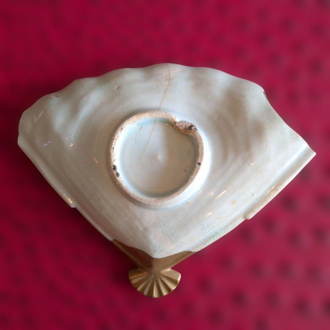 初期伊萬里　扇面皿　陶片