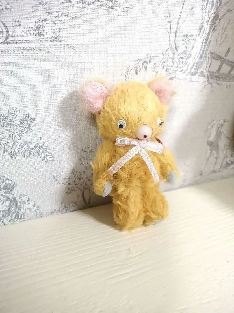 ◇◼︎ ハンドメイド作家さま*　キョロ目くまちゃん ◼︎◇テディベア　ぬいぐるみ