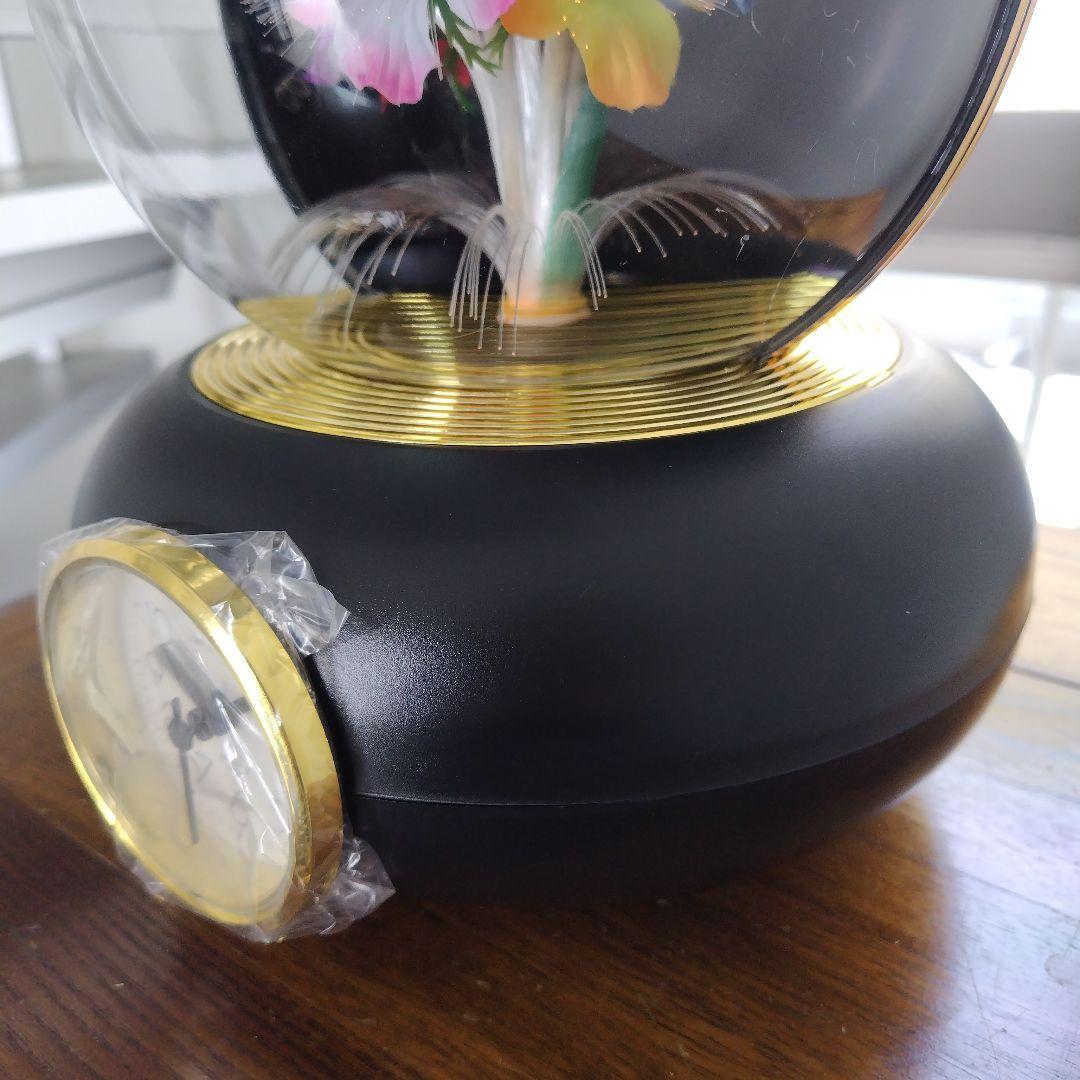 未使用極美品！昭和レトロ当時物 前田漆器店 ファイバー ドーム型置き時計