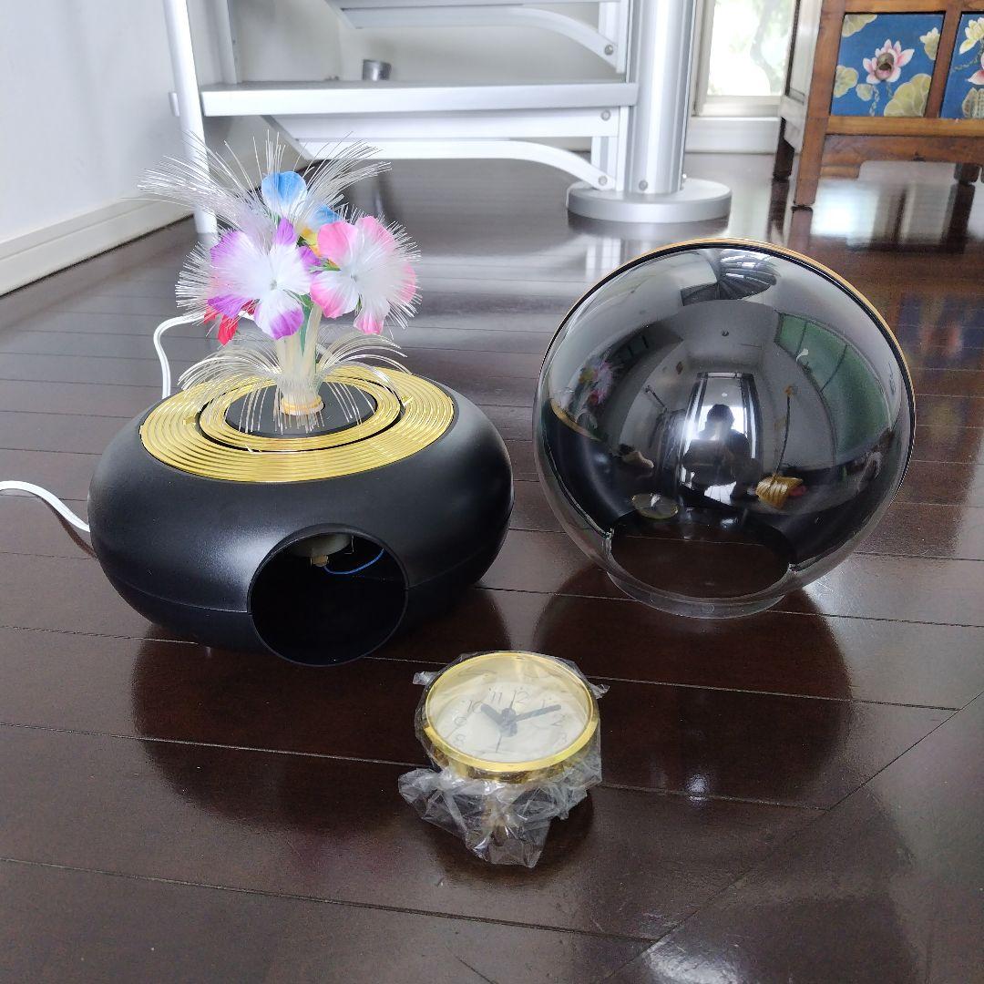 未使用極美品！昭和レトロ当時物 前田漆器店 ファイバー ドーム型置き時計
