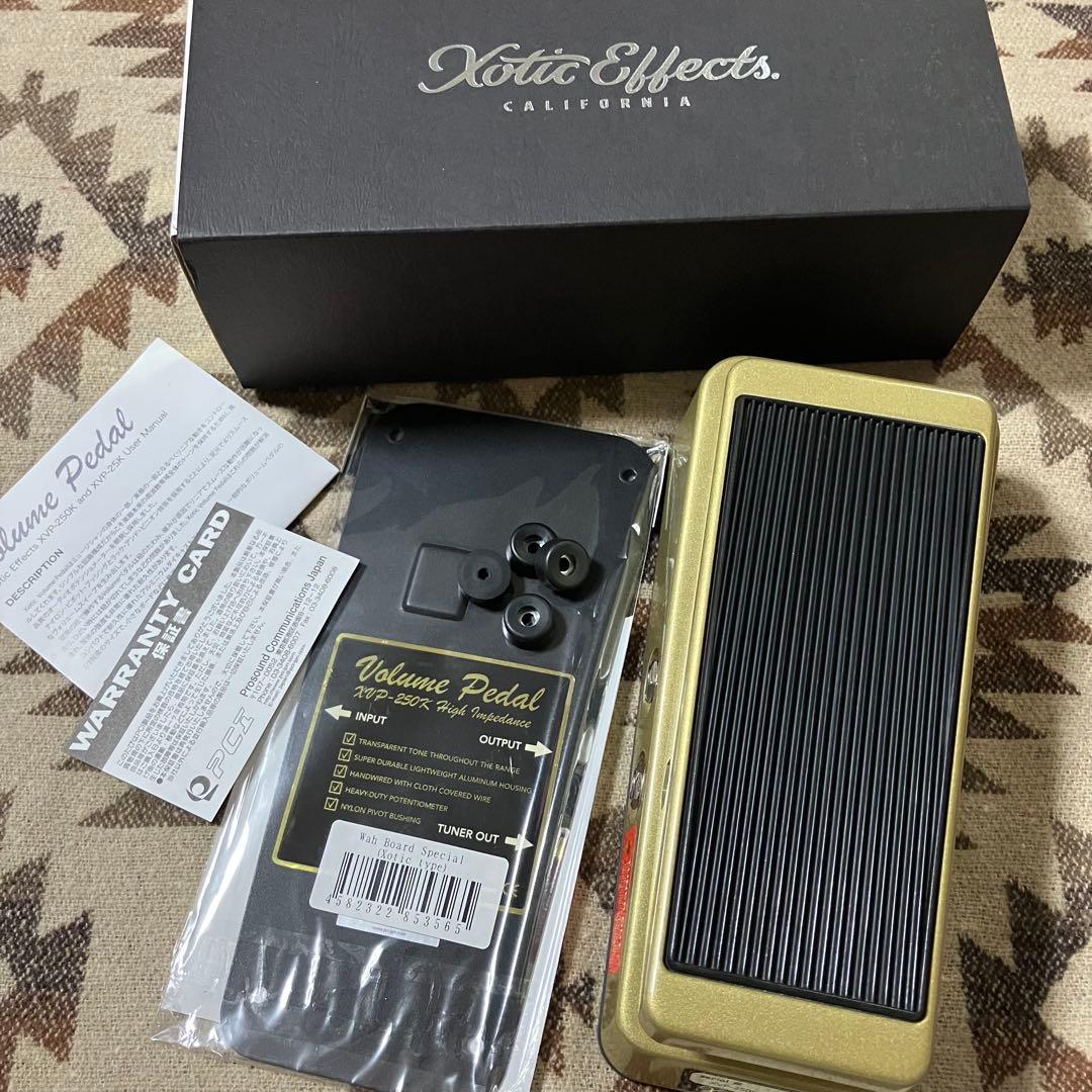 Xotic ボリュームペダル XVP-250K Gold Case 美品