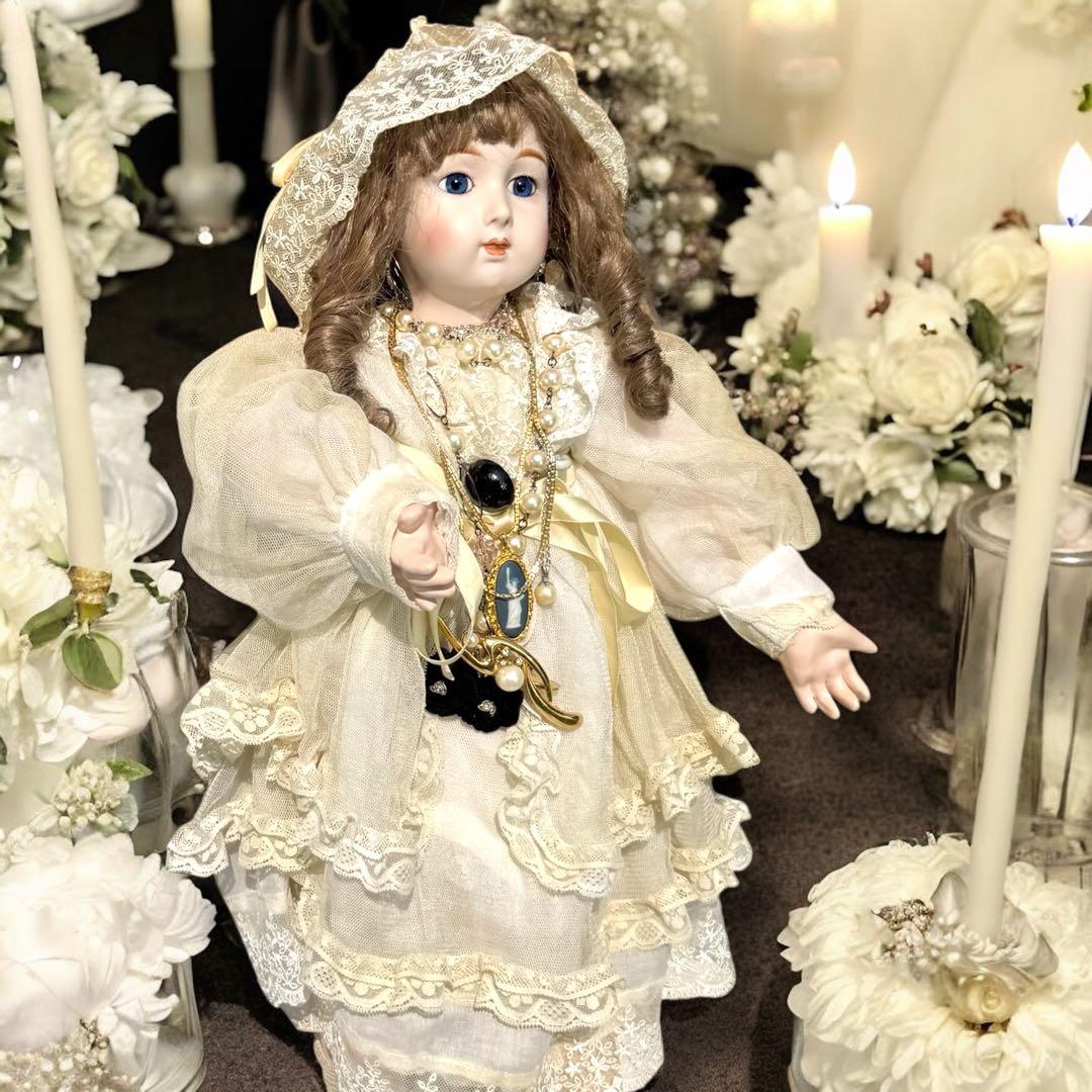 miyantan ビスクドール ロングフェイス ジュモー 結婚式 恋 花嫁