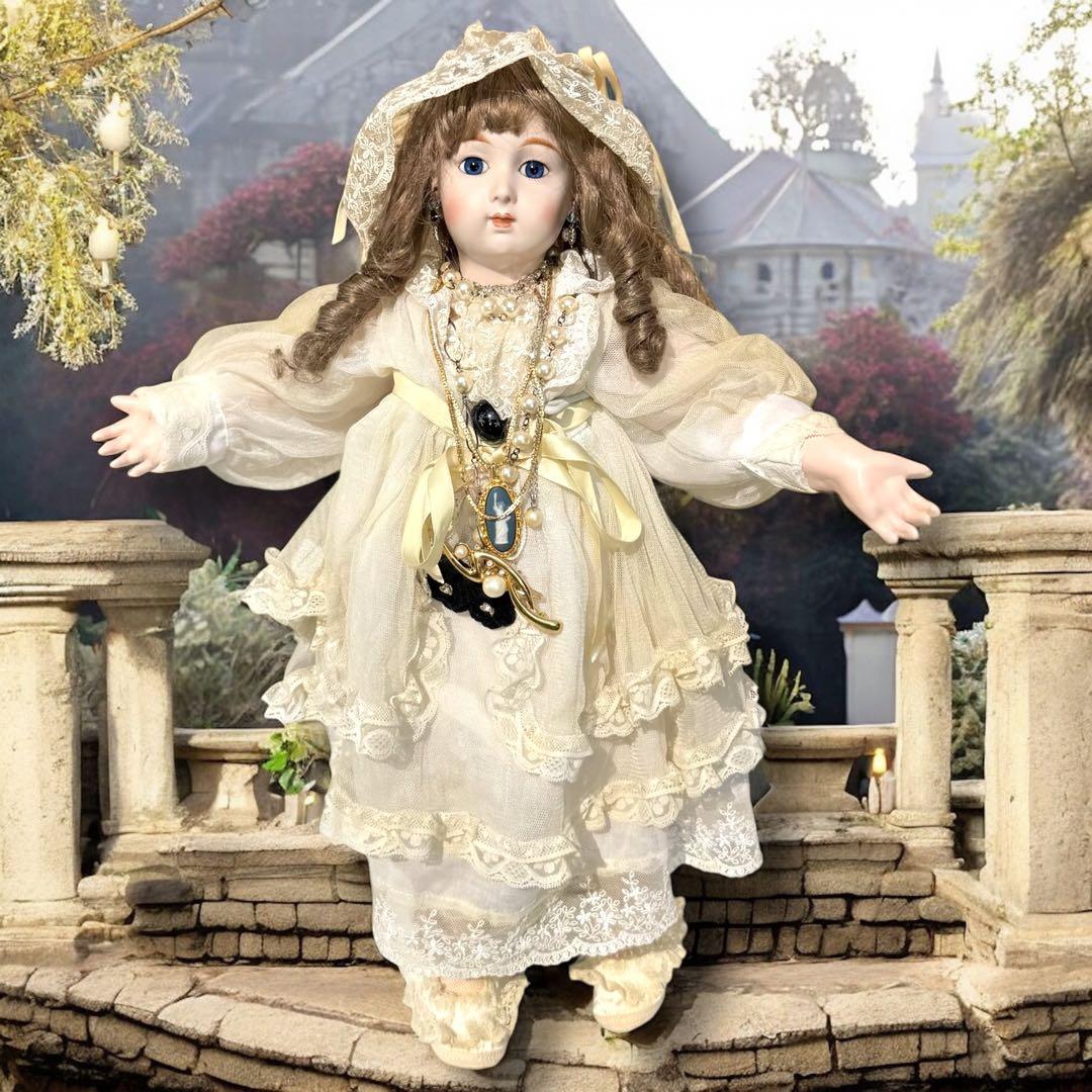 miyantan ビスクドール ロングフェイス ジュモー 結婚式 恋 花嫁