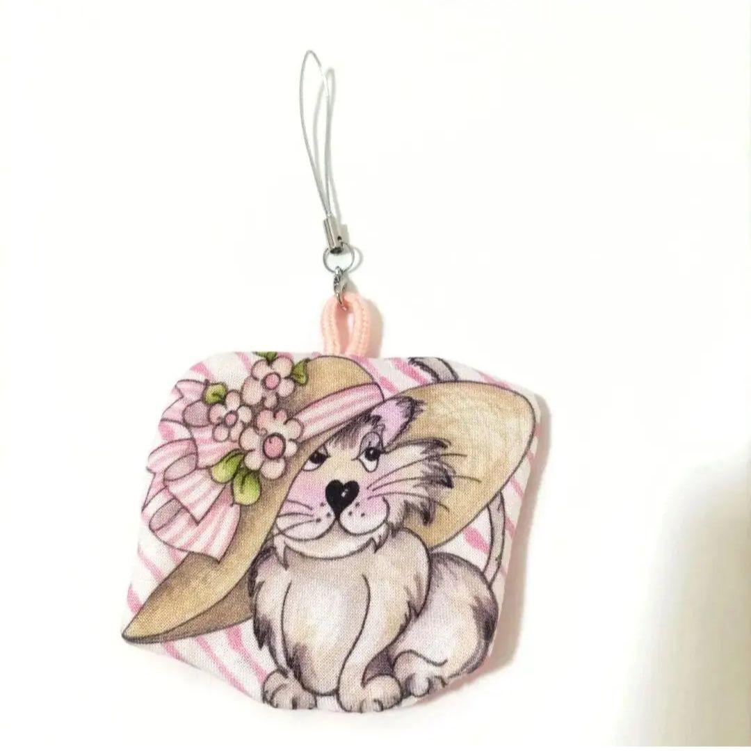 みこ様】ハンドメイドオーダー★猫&女の子★ハンカチ&ストラップ&エコバッグ　9点