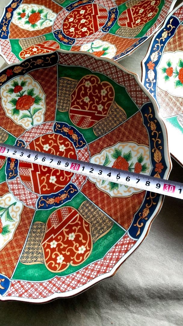 【大皿４枚】 有田焼き 古伊万里 醍醐窯（直径30cm）