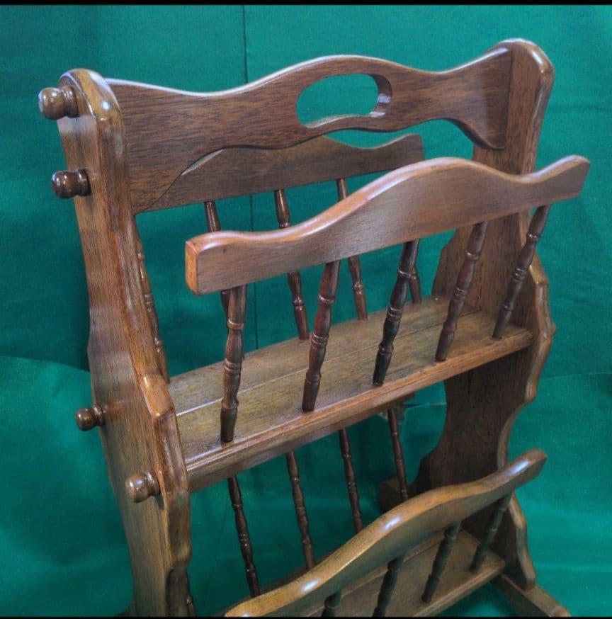 希少品ヴィンテージ昭和レトロ　マガジンラック70's