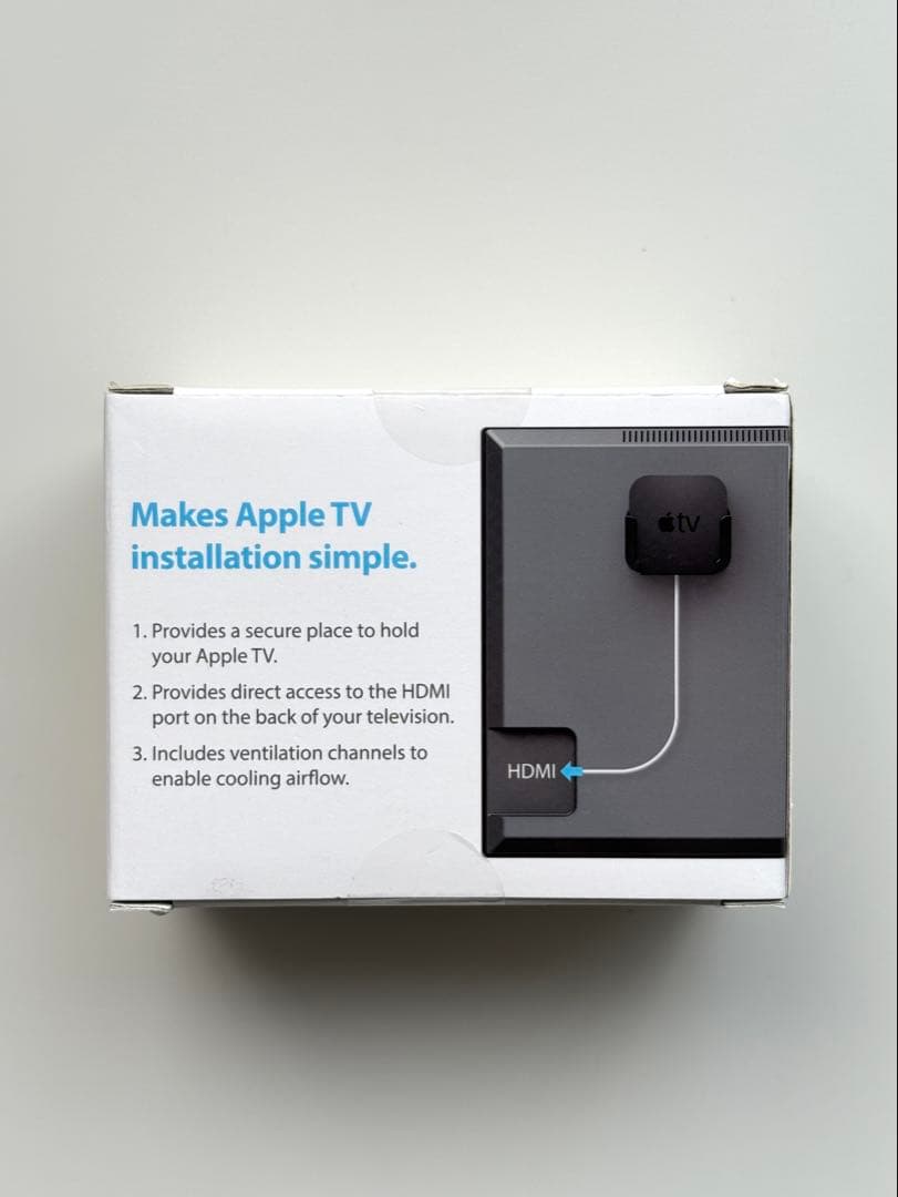 Apple TV 4K128GB +HDMIケーブル+TV取付マウント3点セット