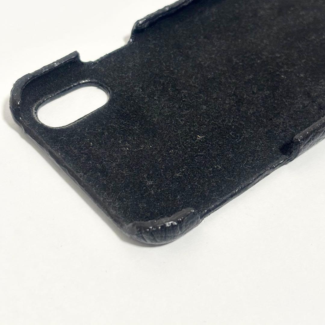 GUCCI◆ロゴ入り◆ブラック◆スマホケース◆iPhone X/XS