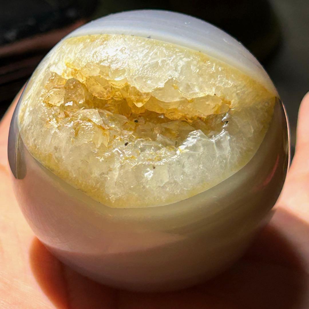 ☆別格高級品！福運大黒秘宝⑧！水晶　アゲート　クラスター　原石　ドーム　置物