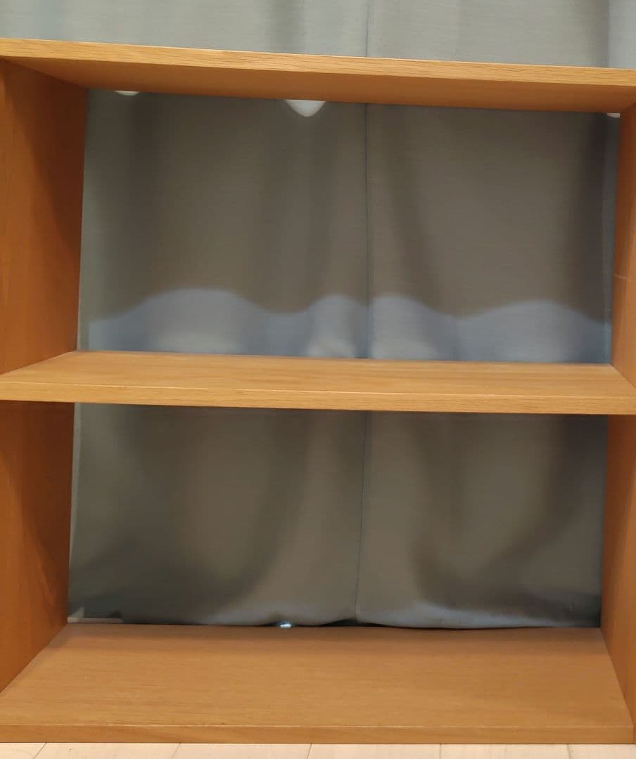 無印スタッキングシェルフ・ワイド・２段・オーク材