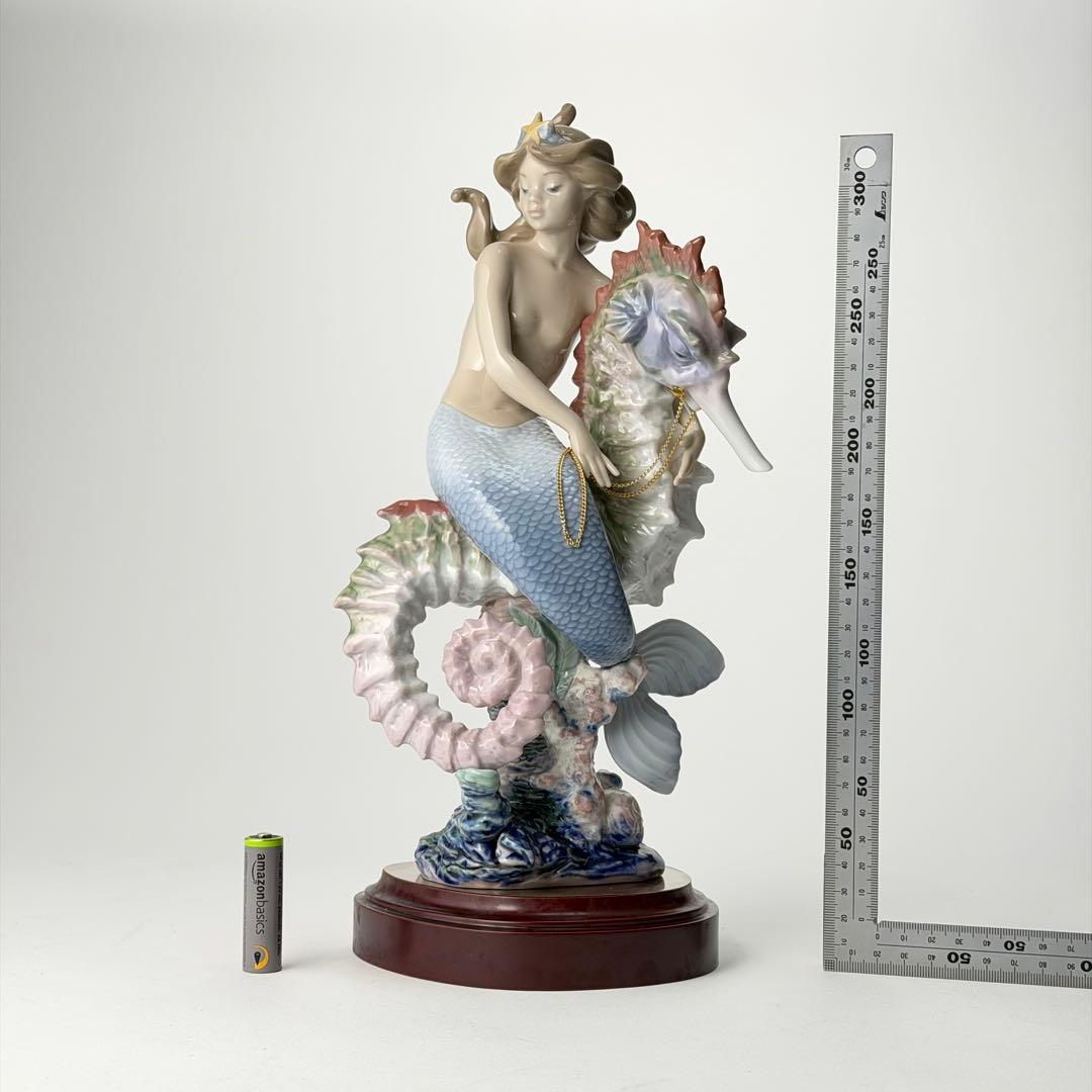 リヤドロ　lladro 人魚　マーメイド　海の皇女　廃盤