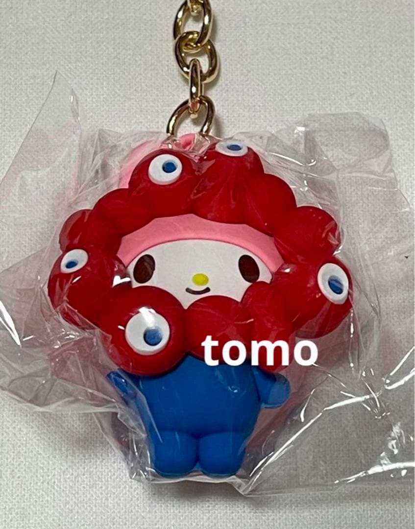 関西万博　会場　ミャクミャク　サンリオ　立体マスコットストラップ　マイメロディ