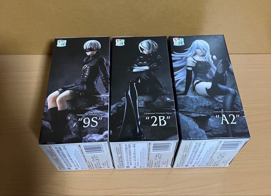 NieR:Automata ちょこのせ プレミアムフィギュア 3点セット