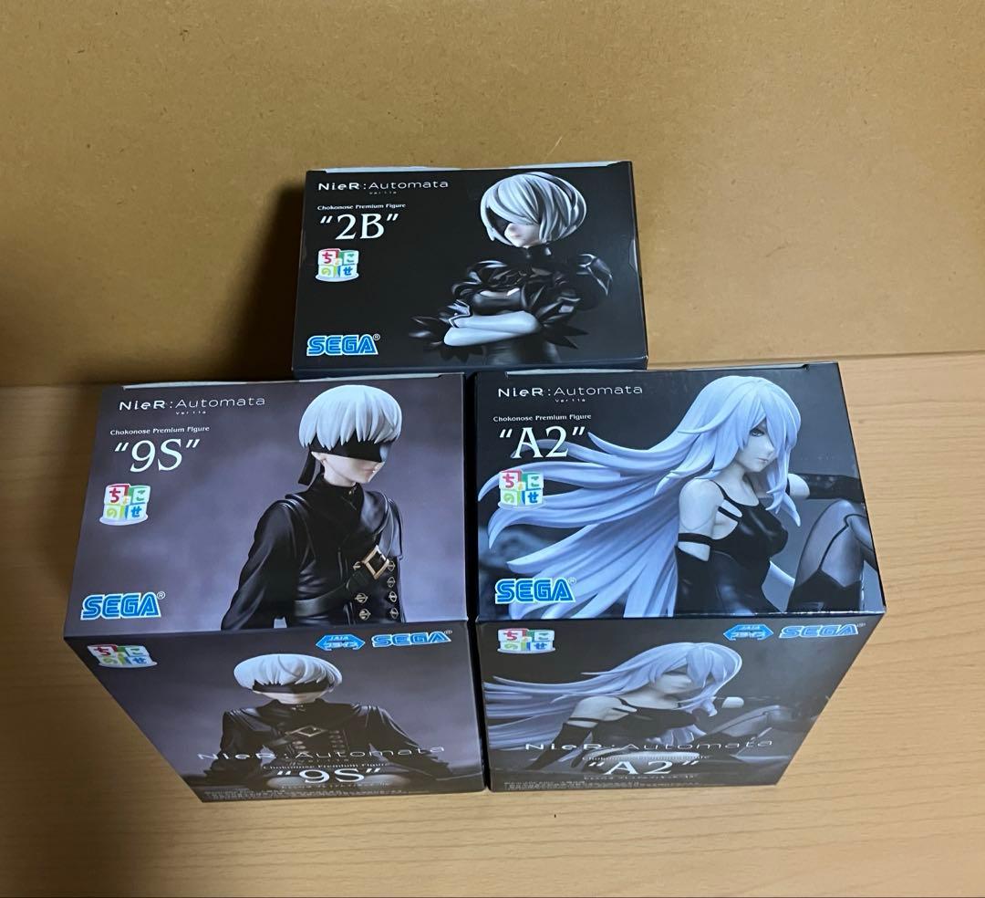 NieR:Automata ちょこのせ プレミアムフィギュア 3点セット