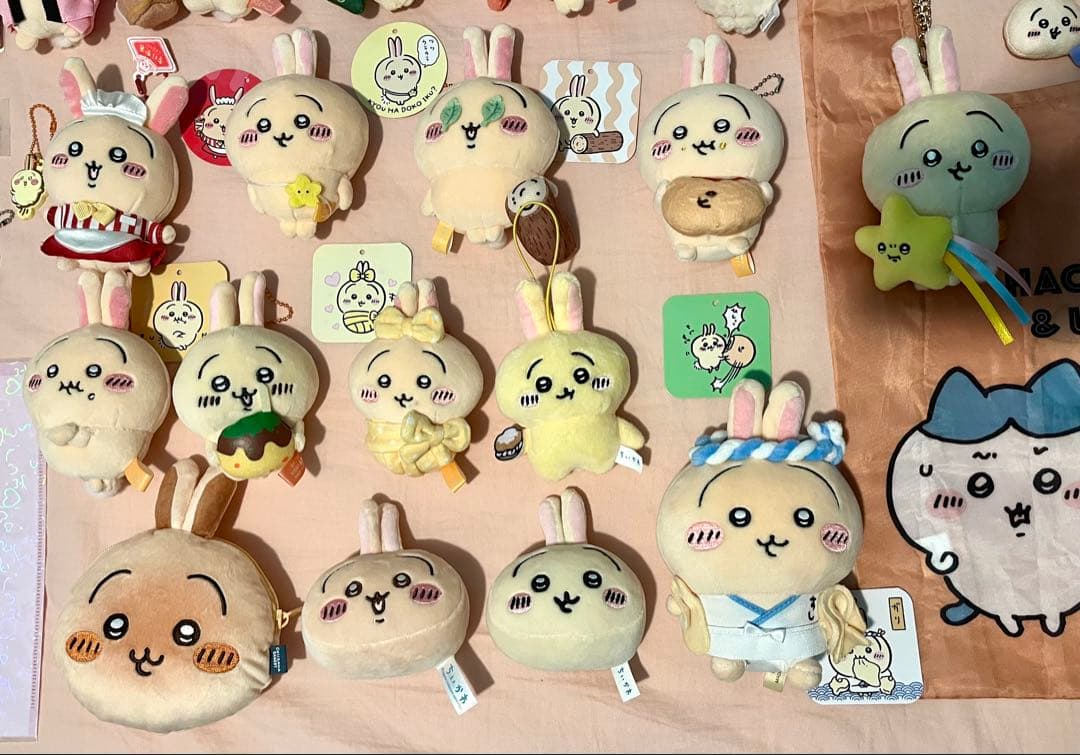 【新品未使用】ちいかわ　うさぎ　グッズまとめ売り　ぬいぐるみ　マスコット　シール