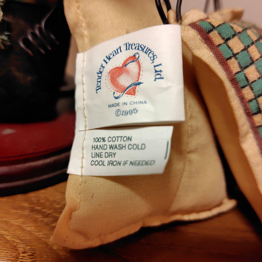 カントリー雑貨　アメリカテンダーハート　男の子と女の子ペア